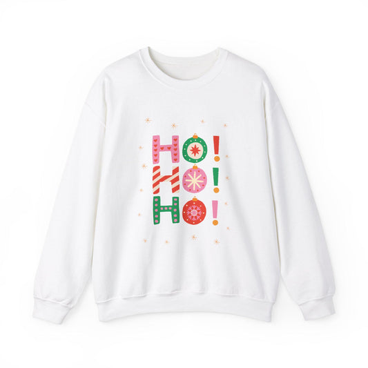 Festive Ho Ho Ho Crewneck Sweatshirt